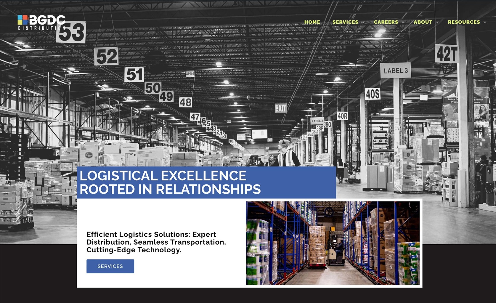 New Site Launch BGDC Distribution