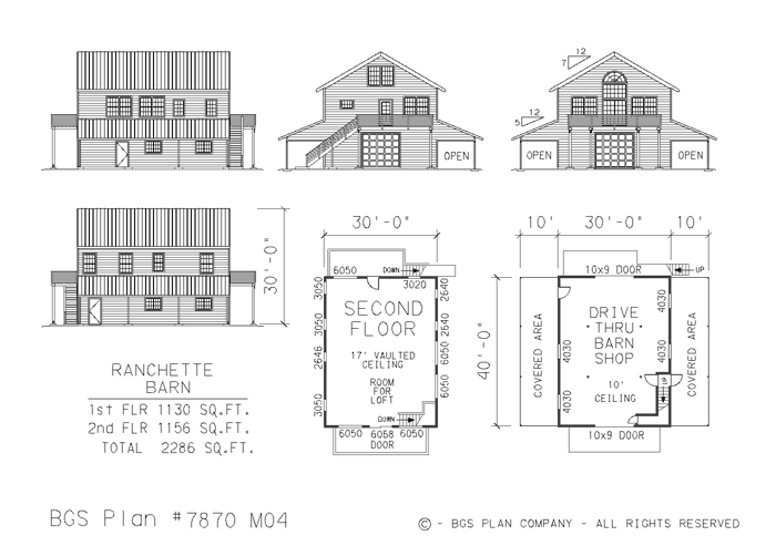 Pole Barn With Apartment Plans Barns With Apartments Floor Plans