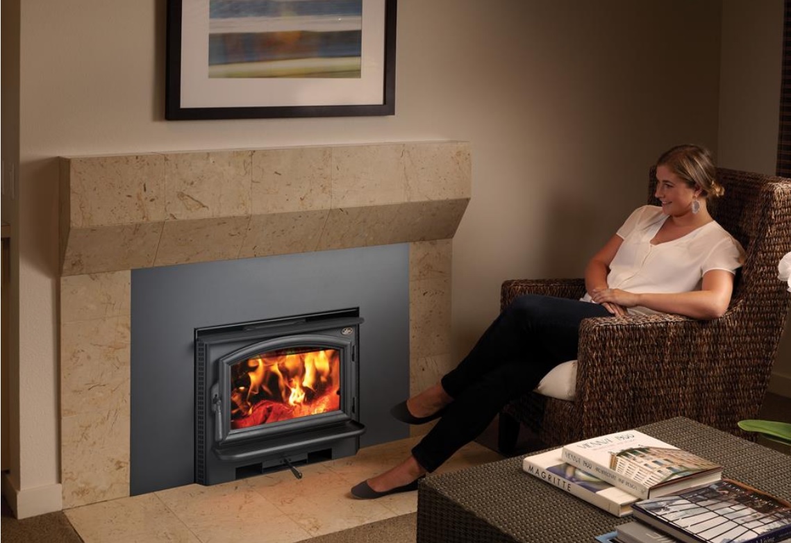 Lopi Answer NexGenFyre Wood Burning Fireplace Insert