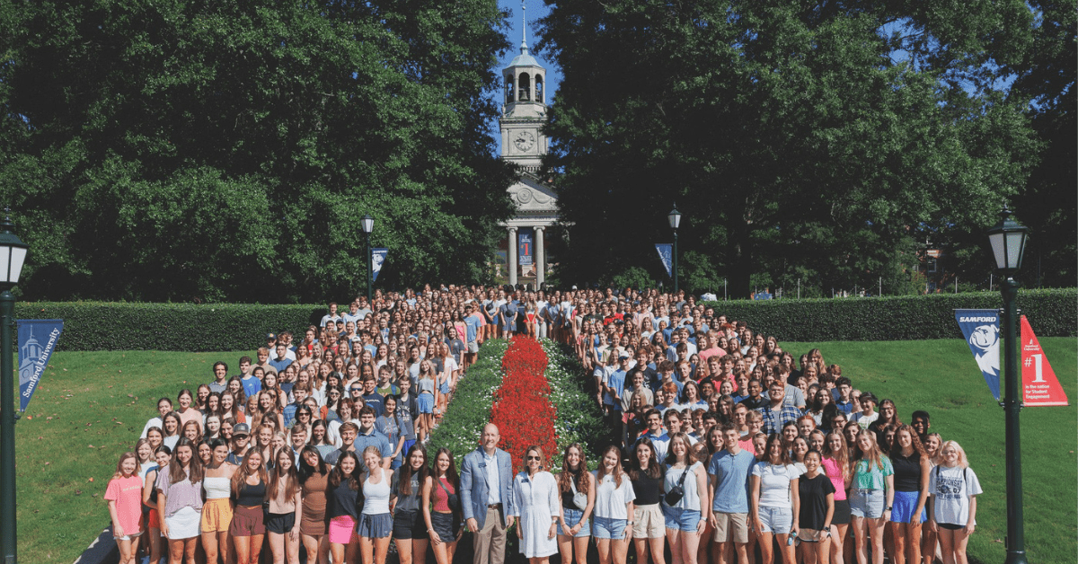 Samford University celebrates record enrollment for 14th consecutive