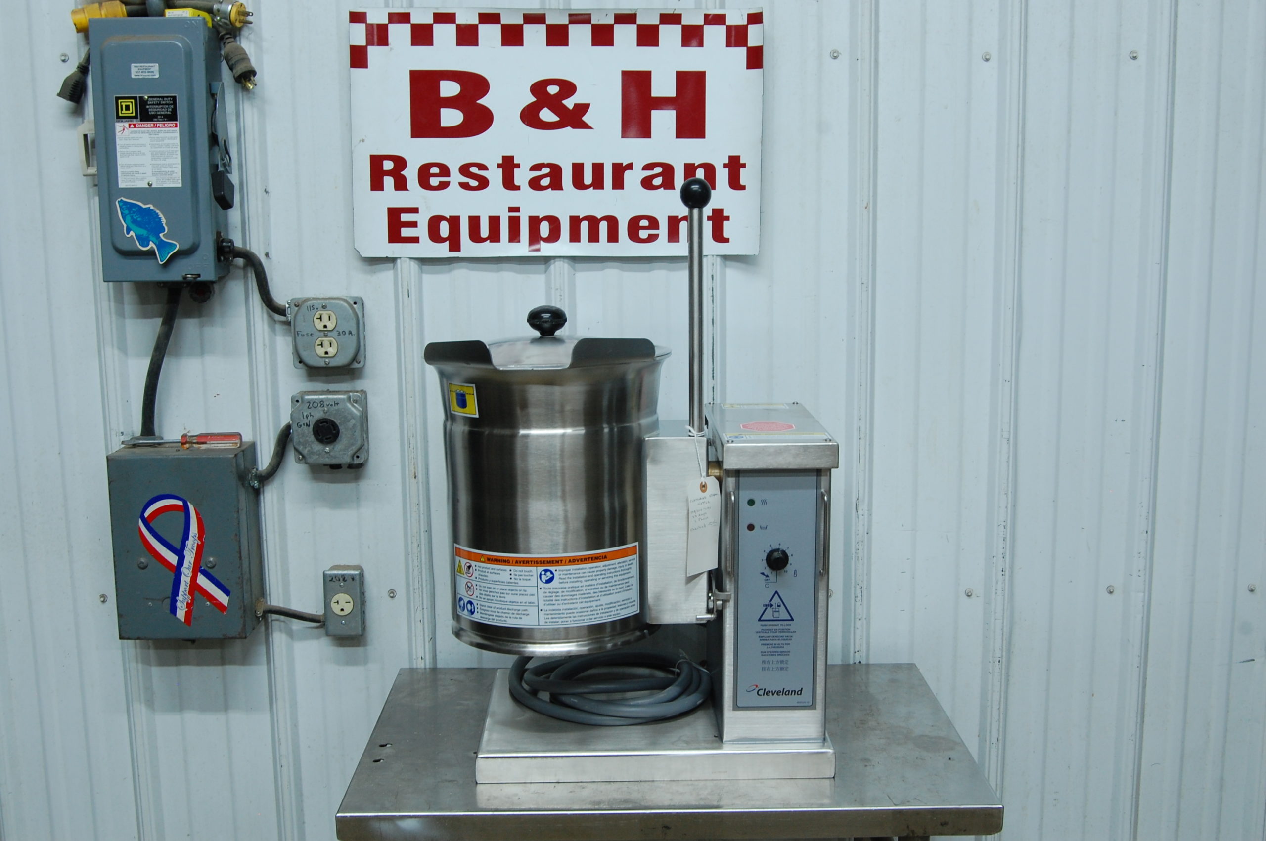 Cleveland KET3T Steam Jacketed Tilt Electric Soup Kettle 2016 model