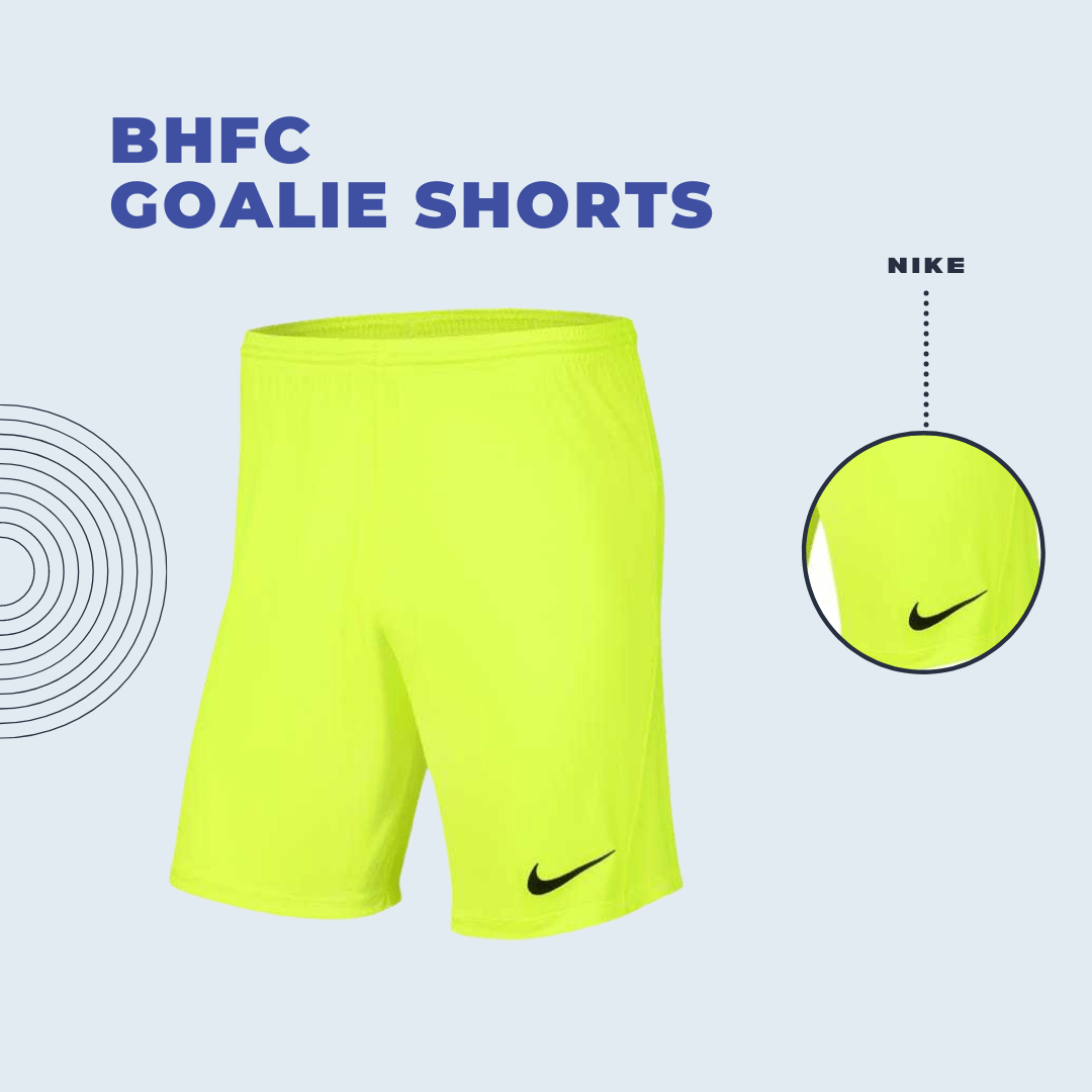 Goalie Shorts Extra Large Youth Buckhurst Hill FC