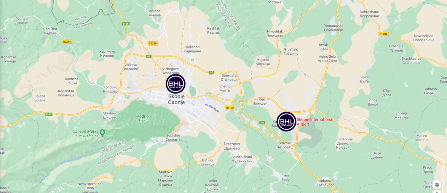 Car Rental Macedonia BHL Rent A Car