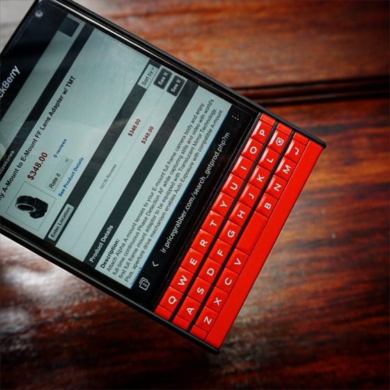 Review Blackberry Passport Red Edition In 2017 Bhoki
