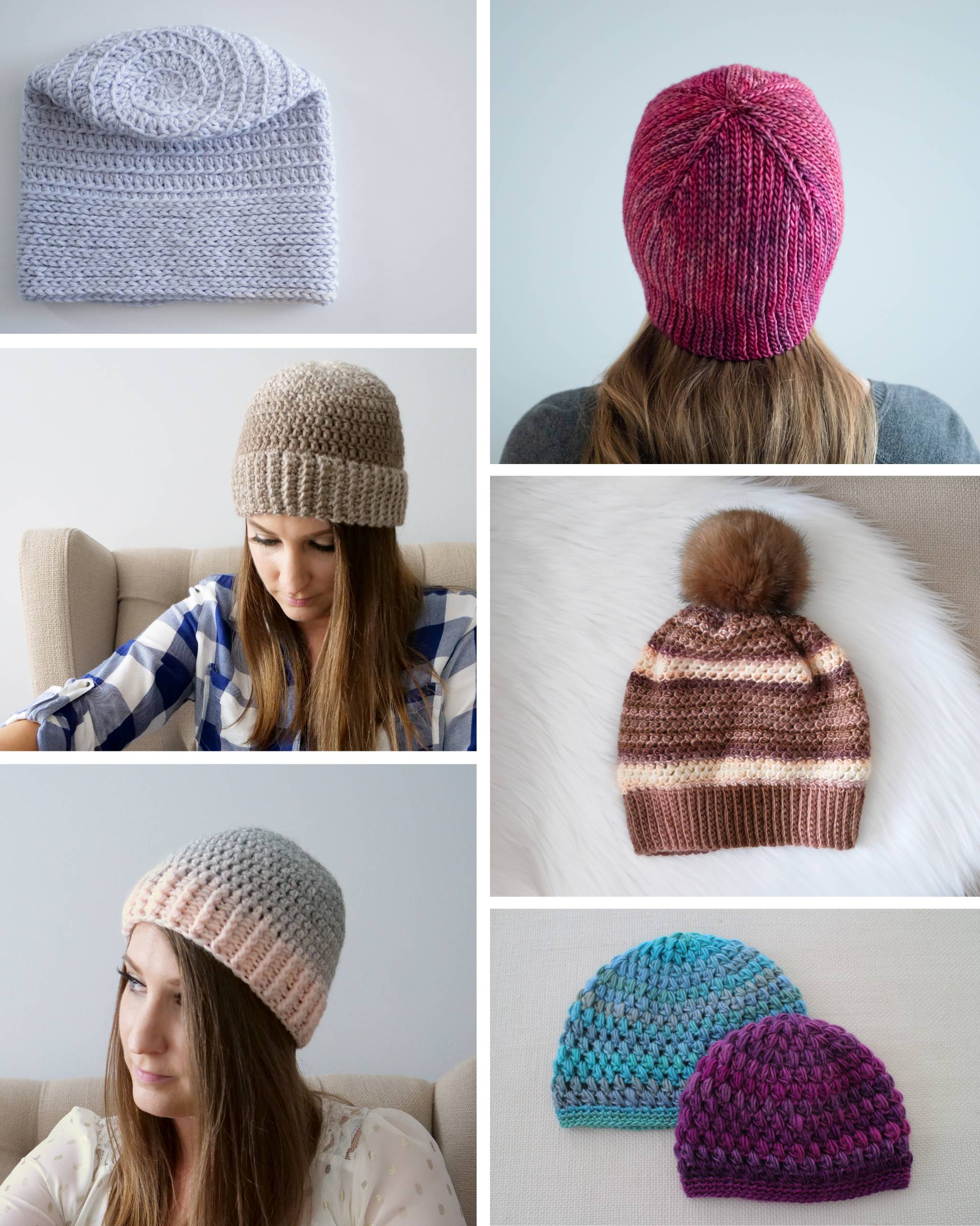 Crochet Hats Pattern Bundle B.Hooked