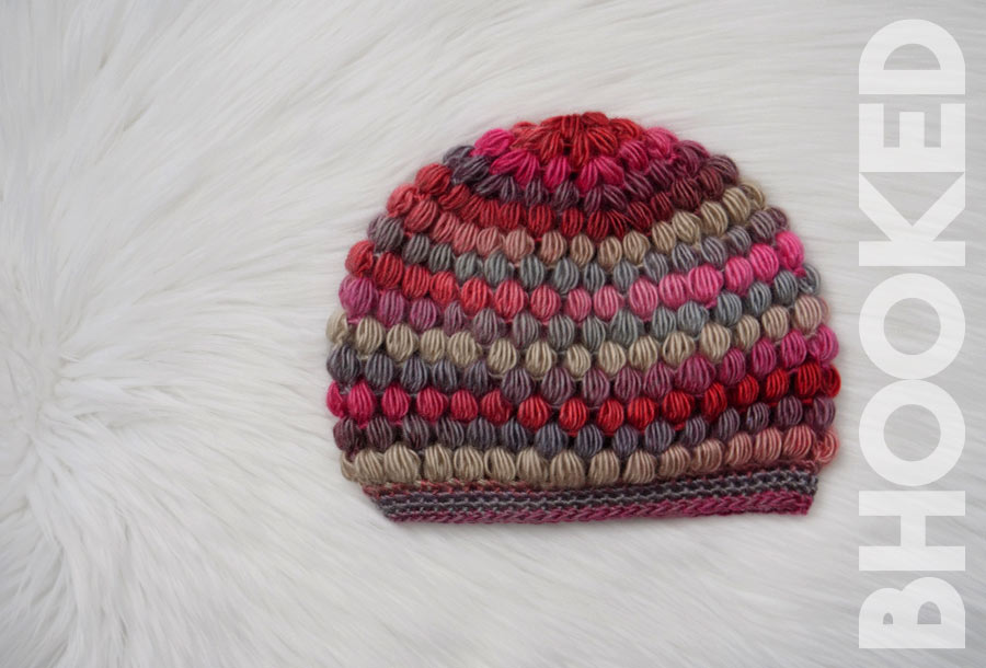Puff Stitch Hat Free Crochet Pattern from B.Hooked