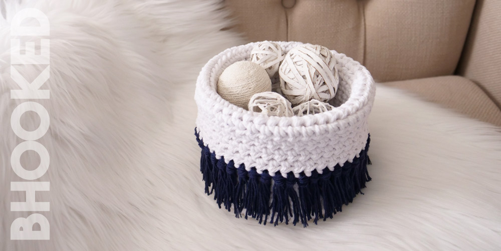 Sturdy Crochet Basket Free Pattern & Tutorial from B.Hooked