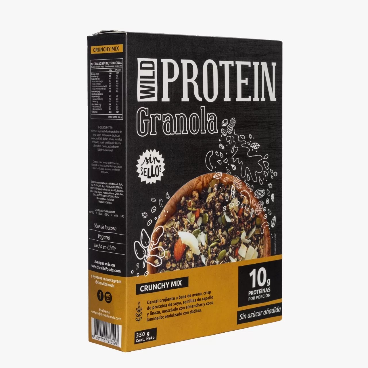 GRANOLA WILD PROTEIN Bhumi distribuidora mayorista