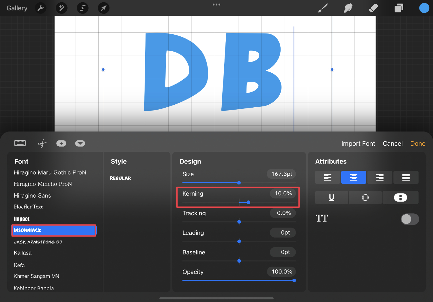 How to Warp Text in Procreate (4 Steps!) Design Bundles