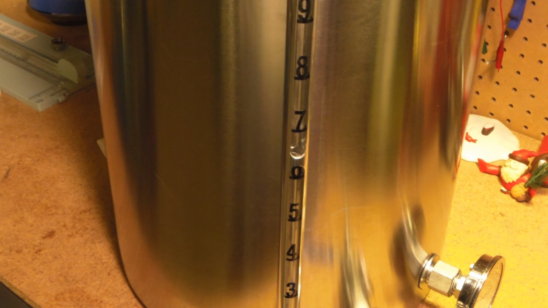 Home Brew Kettle Sight Glass Calibration