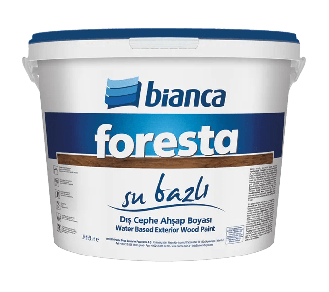 Foresta Water Based Wood Paint Bianca Boya
