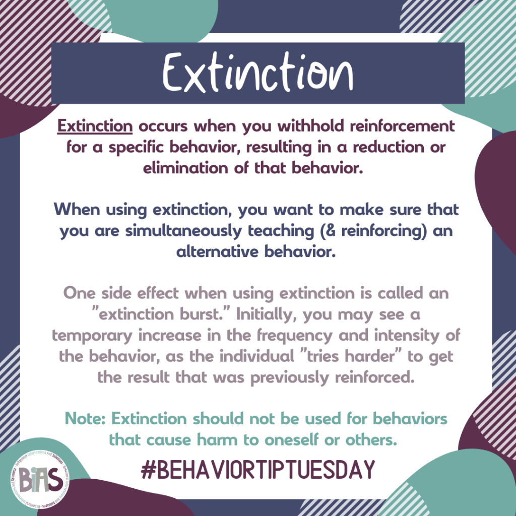Behavior Tip Tuesday Roundup Shaping, Extinction & Teaching