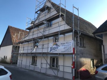 Fassadenrenovation Biasco Malerbetrieb