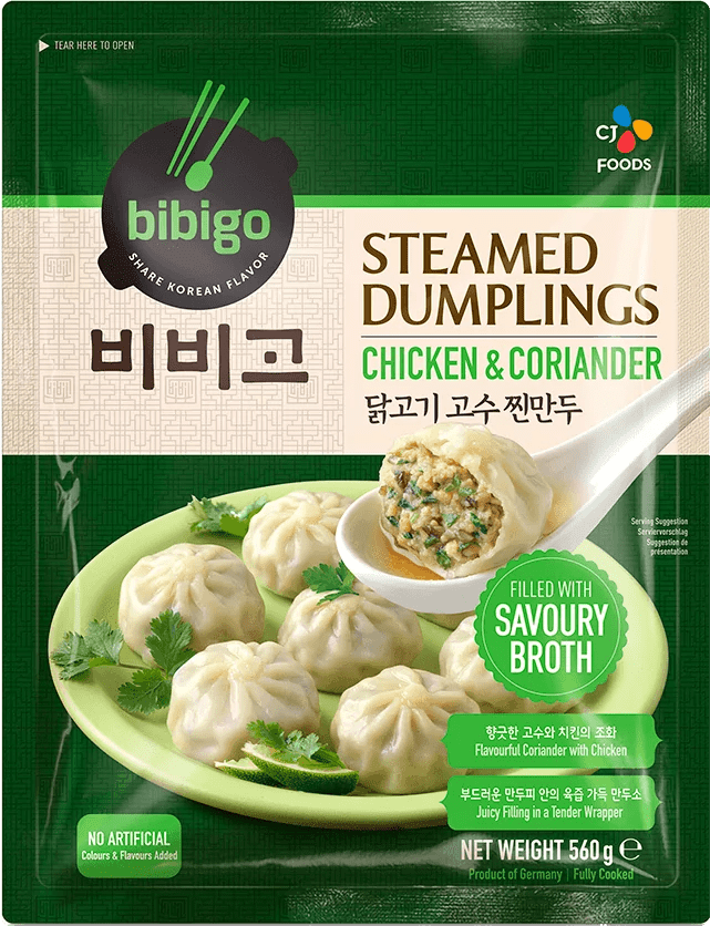 Chicken & Coriander Steamed Dumplings Bibigo
