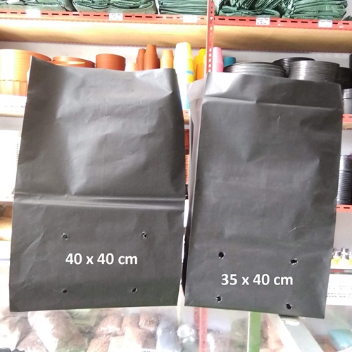 Jual Plastik Polibag Polybag Tanaman Hitam 35 x 40 cm Eceran Per Lembar