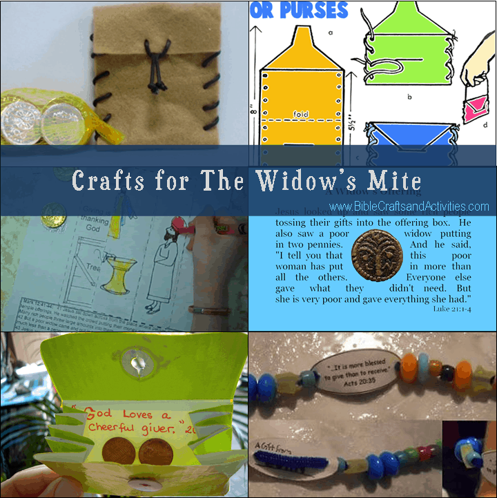 Crafts for The Widow's Mite Bible Crafts and Activities