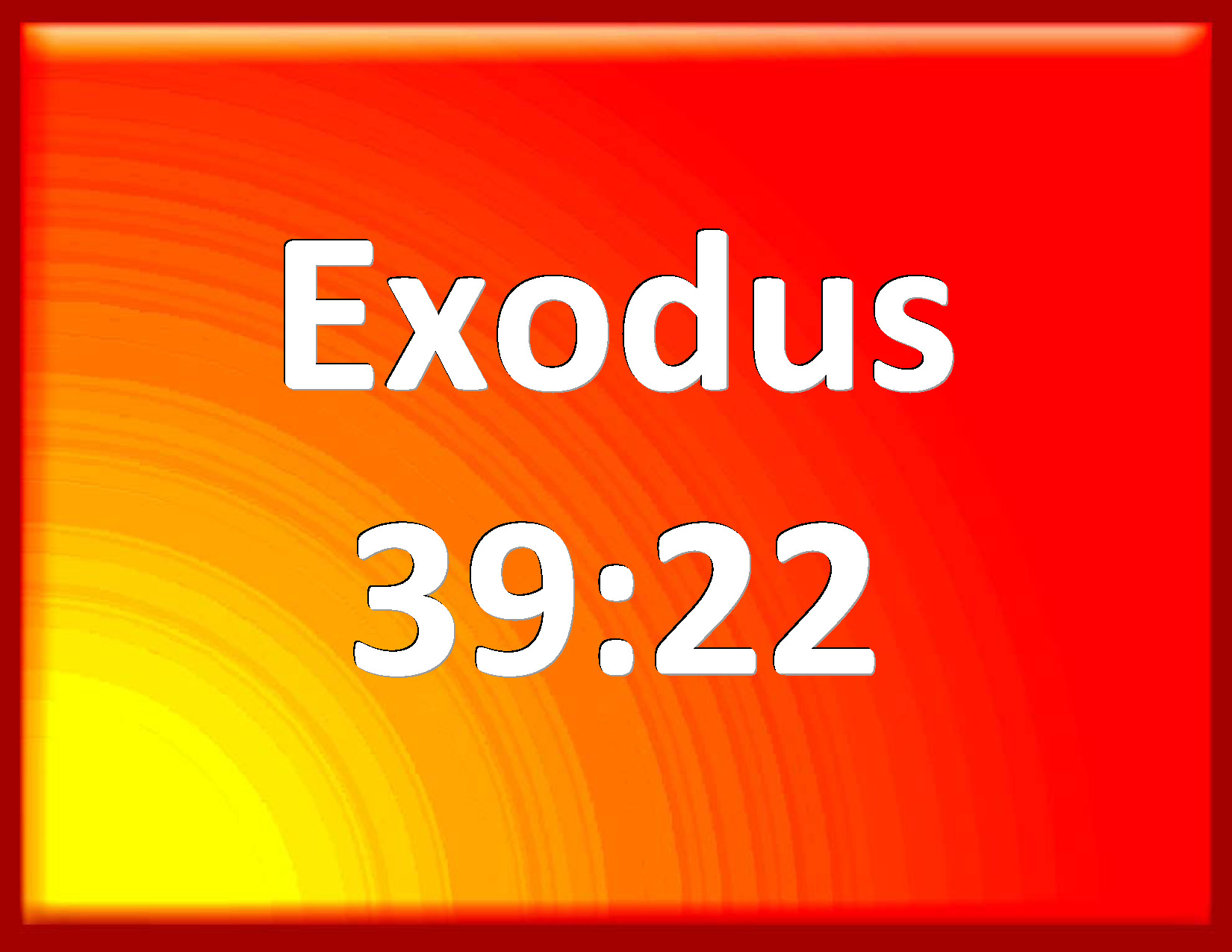 Exodus 3922 And he made the robe of the ephod of woven work, all of blue.