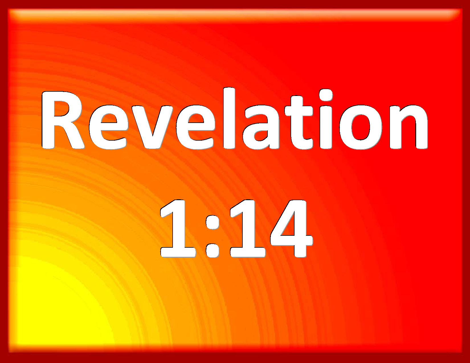 Revelation 114 His head and his hairs were white like wool, as white