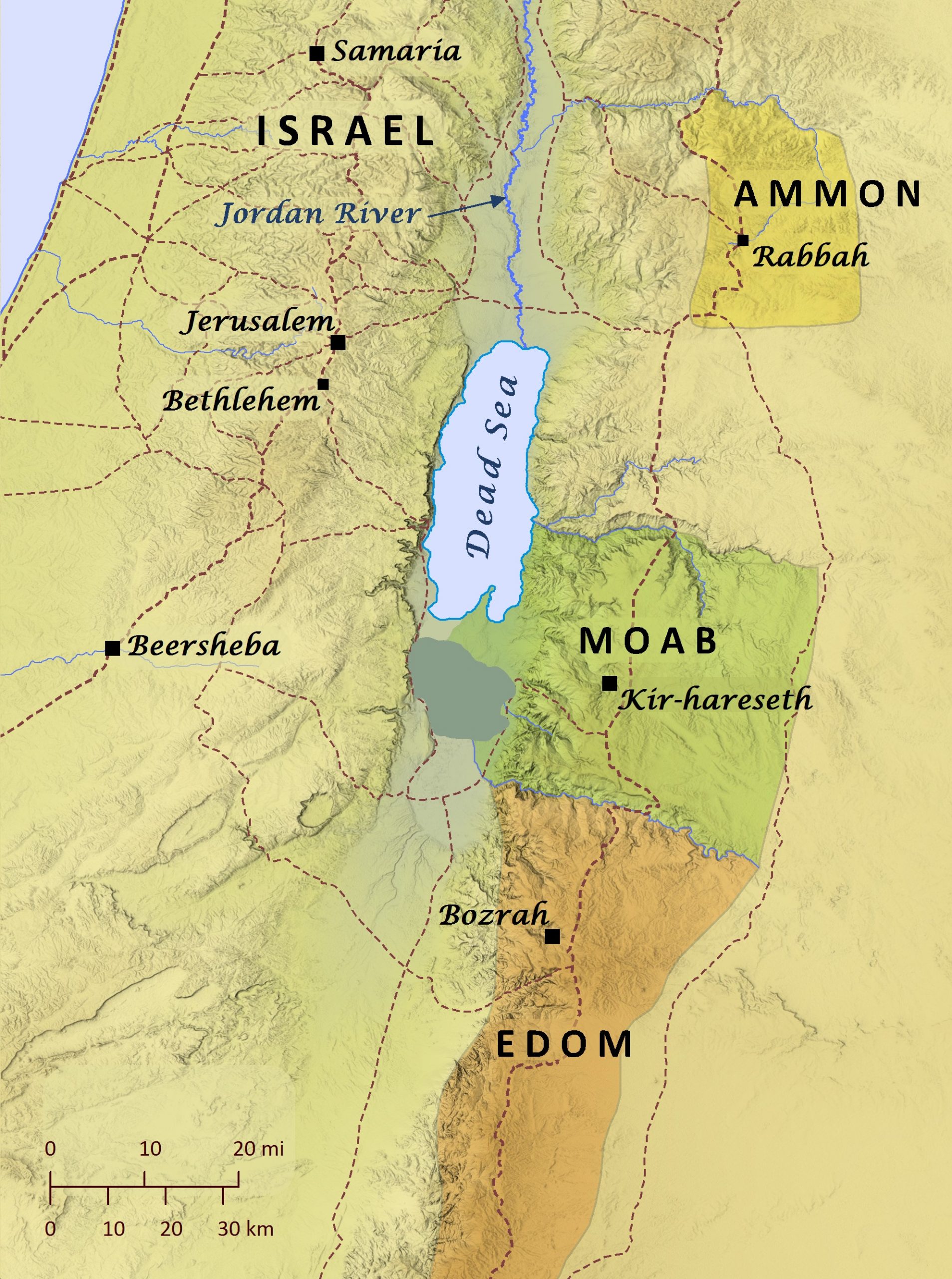 Nations Across the Jordan River Bible Mapper Blog