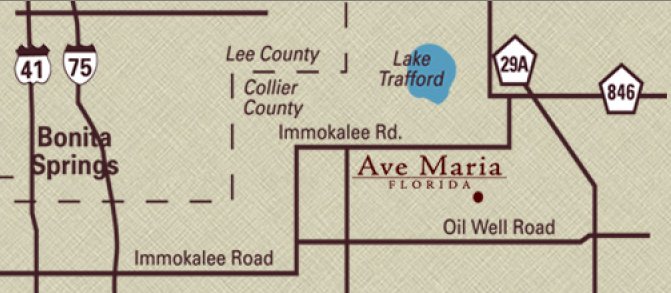 Ave Maria Florida Map 35 Ave Maria Florida Map Maps Database Source