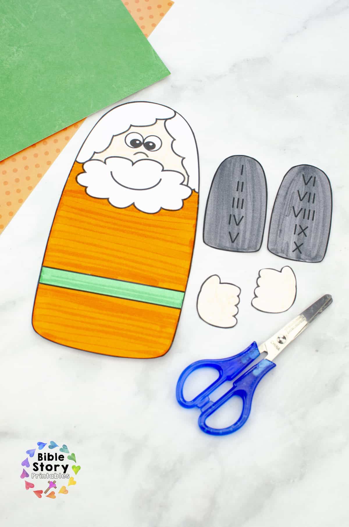 Ten Commandments Bible Craft Bible Story Printables