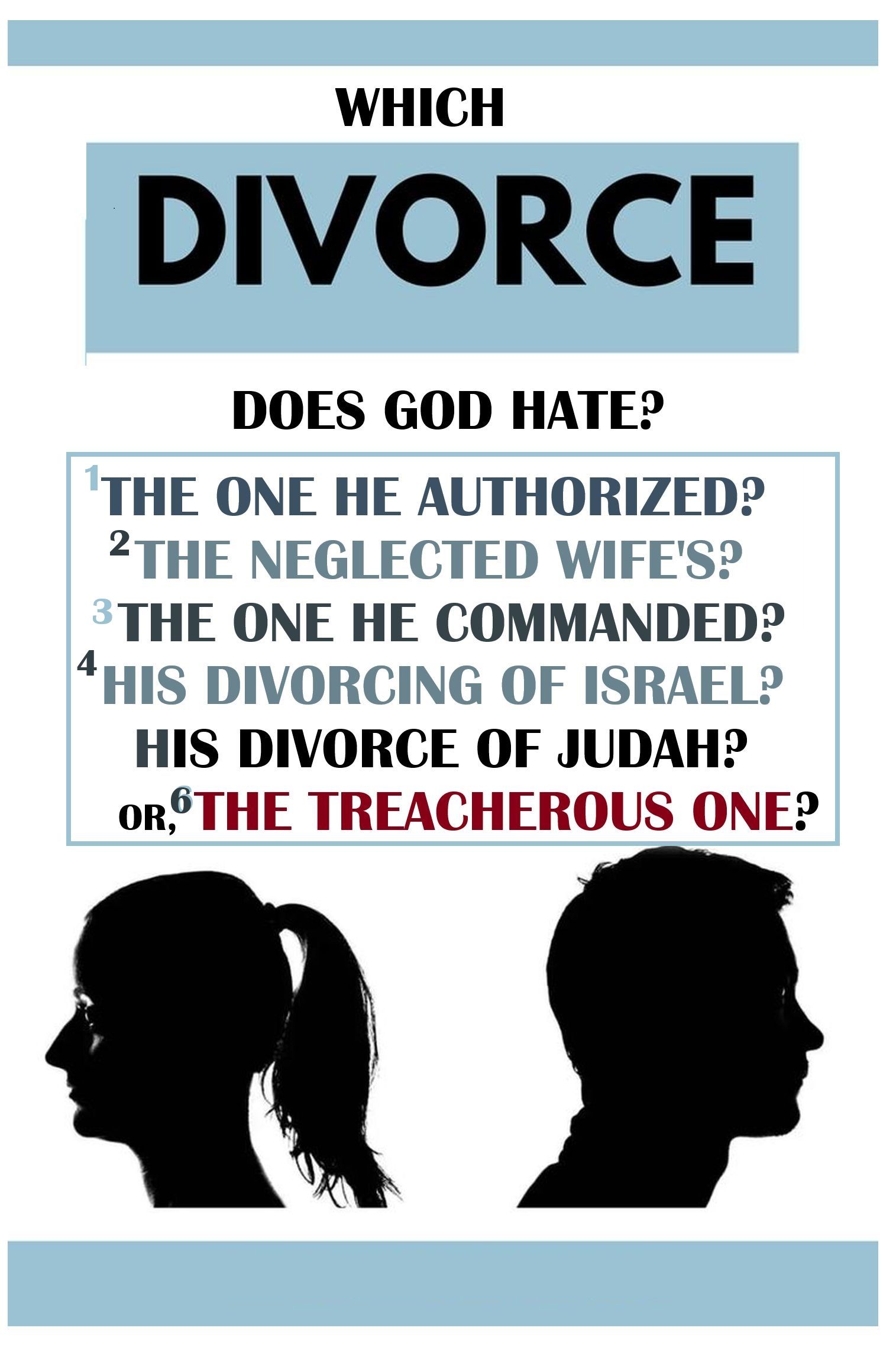 Which Divorce Does God Hate?
