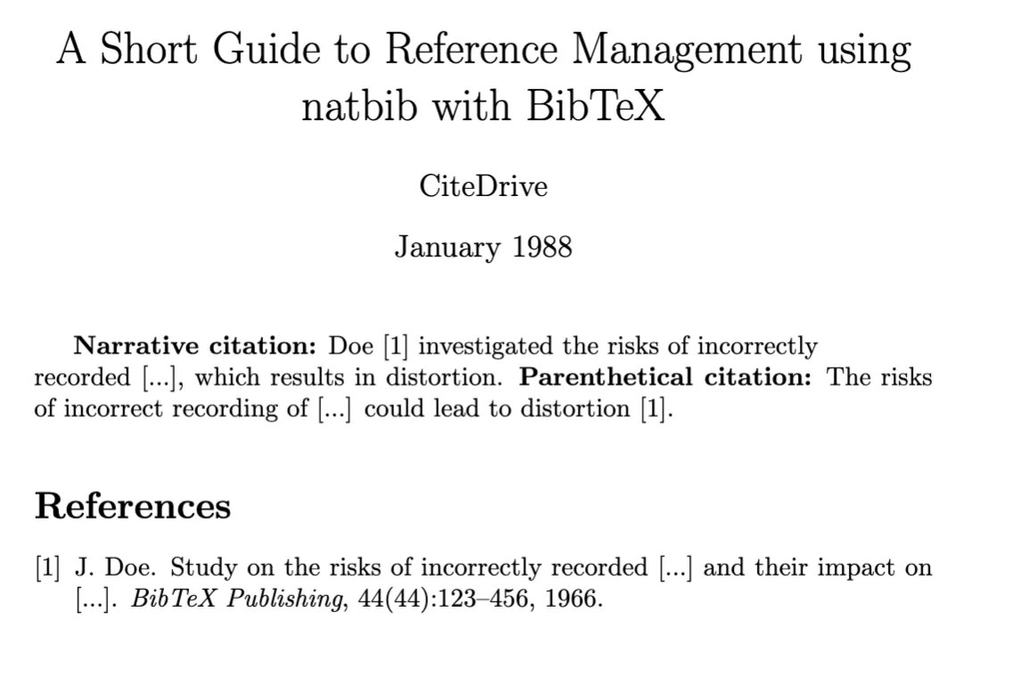 Natbib Tutorial Mastering Reference Management in LaTeX with BibTeX