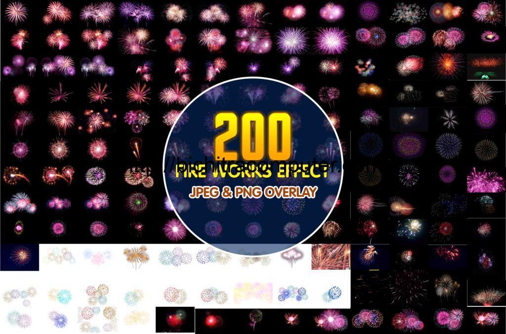 Festive Fireworks Effect for Photo Editing