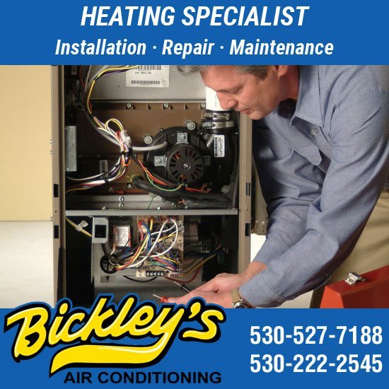 Bickley's Air Conditioning & Heating Redding Furnace Repair