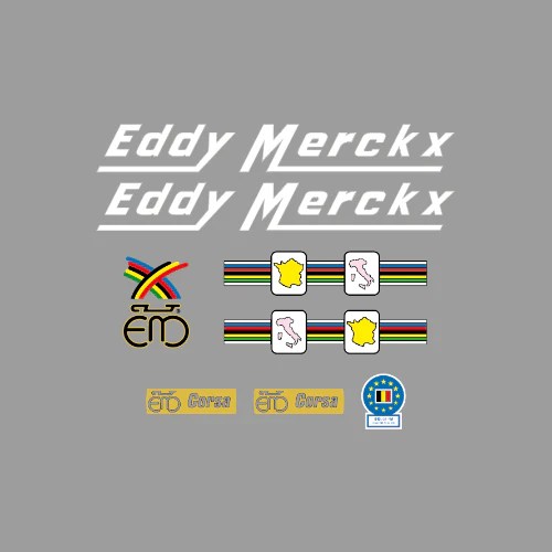 Eddy Merckx Set 0001 Bicycle Decals