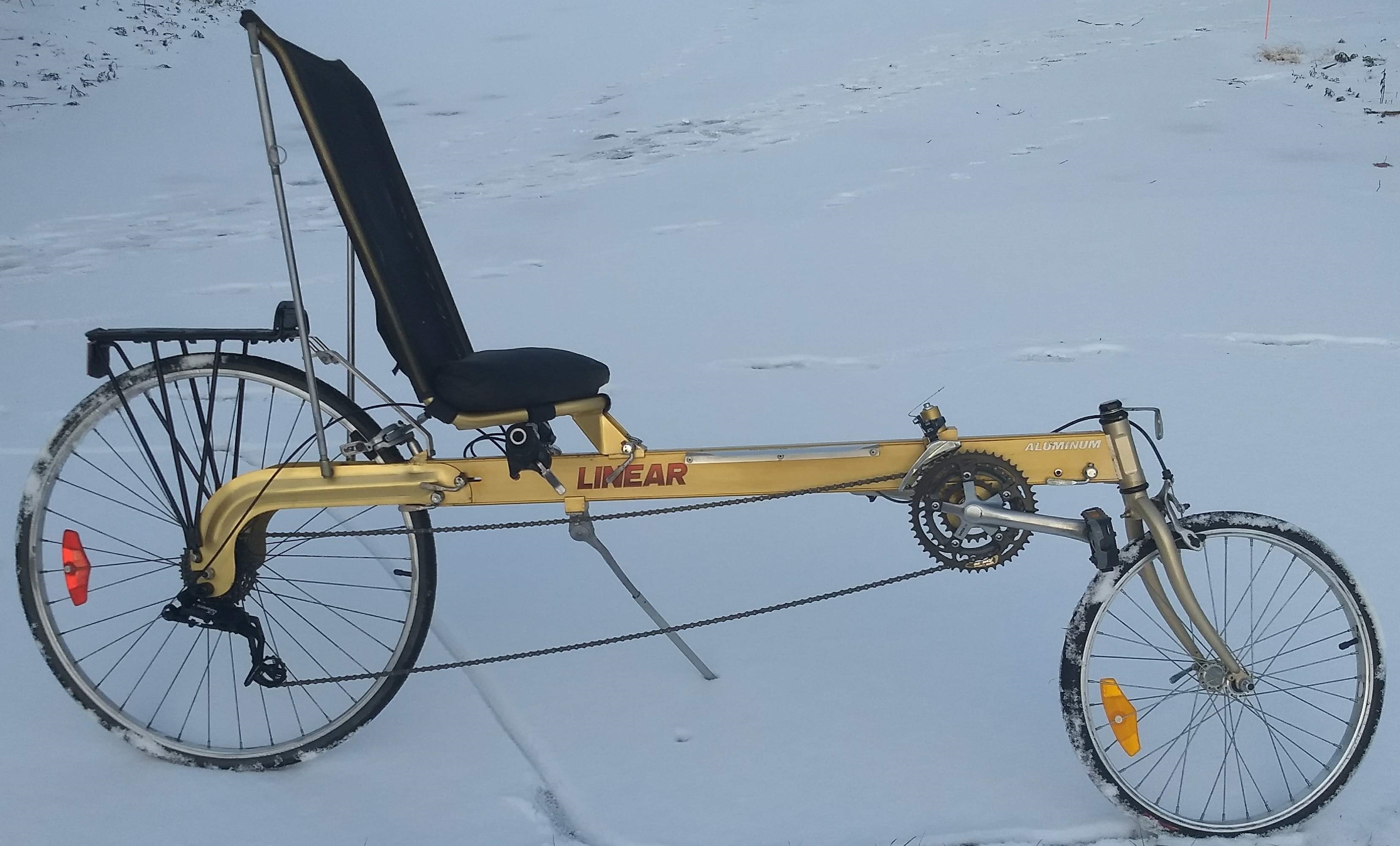 Used Linear LWB Iowa Built Gold Bicycle Man