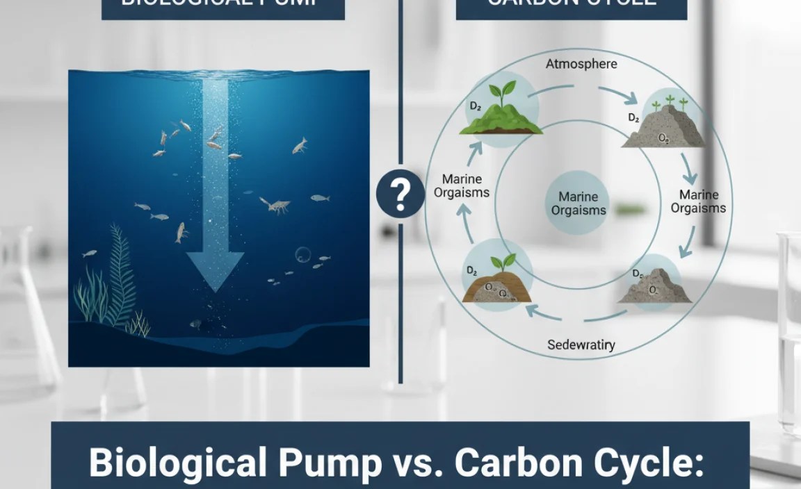 Biological Pump vs. Carbon Cycle: Key Differences