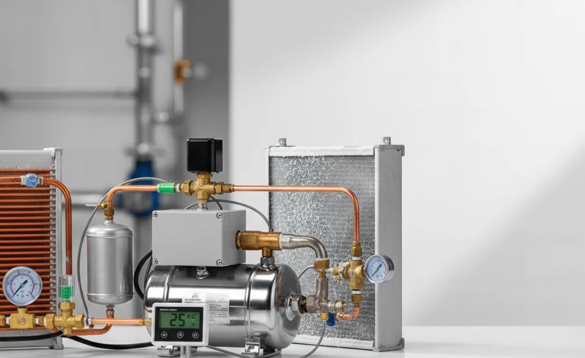 Components Involved in a Pump Down Cycle