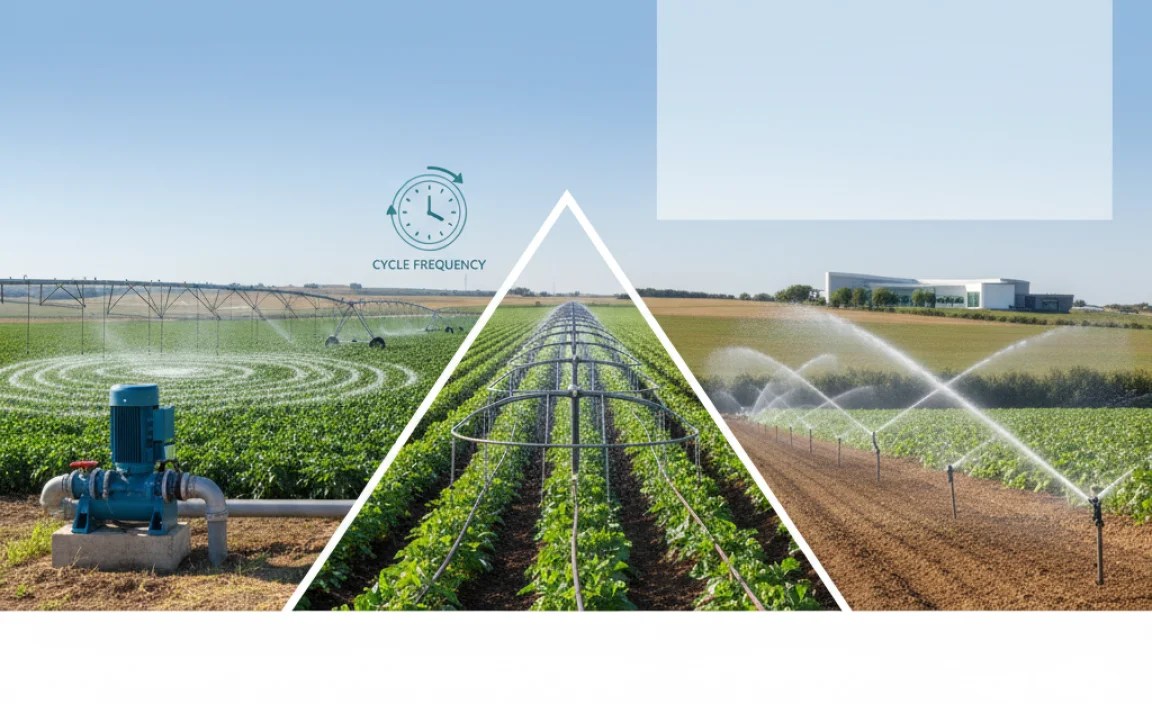 Different Irrigation Methods and Their Impact on Cycle Frequency