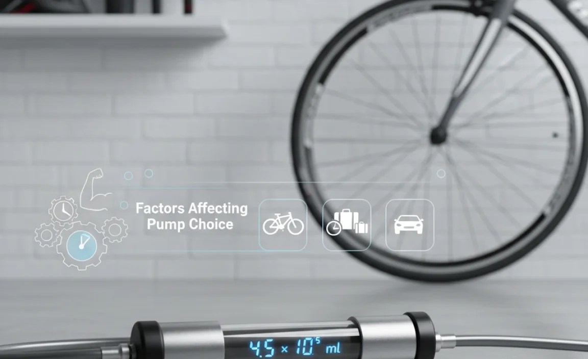 Factors Affecting Pump Choice