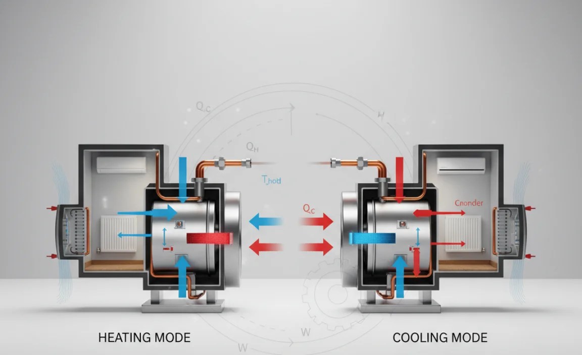 Heating Mode vs. Cooling Mode