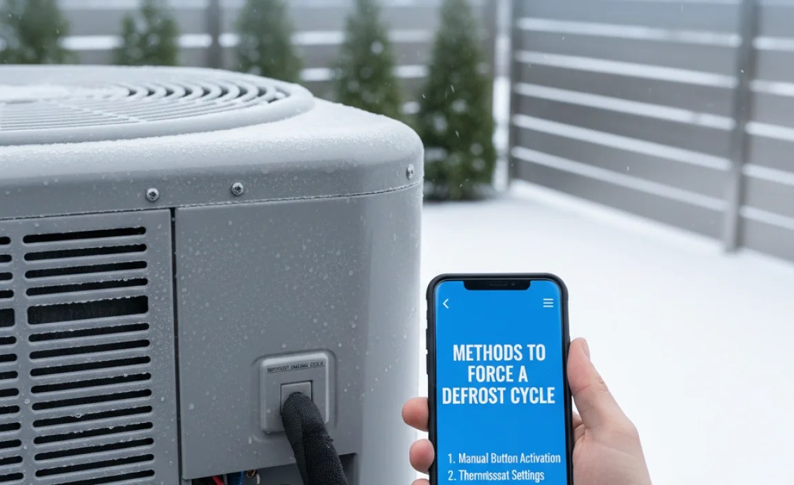 Methods to Force a Defrost Cycle