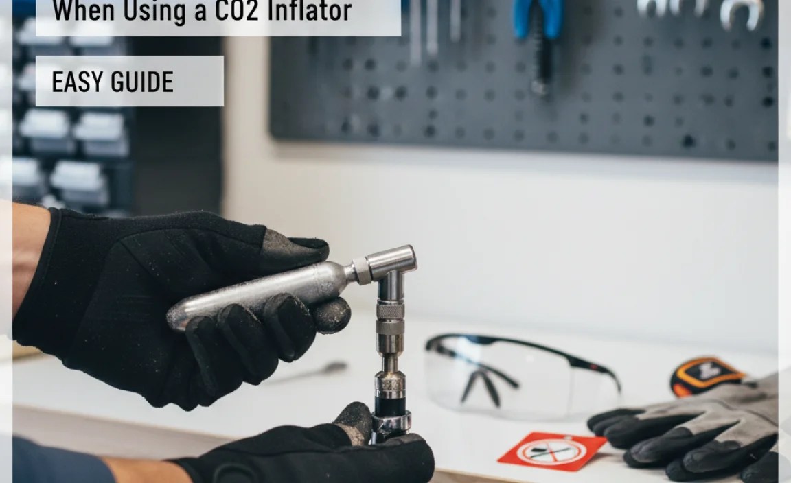 Safety Tips When Using a CO2 Inflator