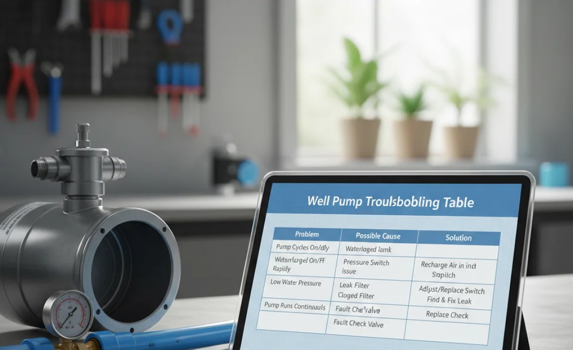 Troubleshooting Table