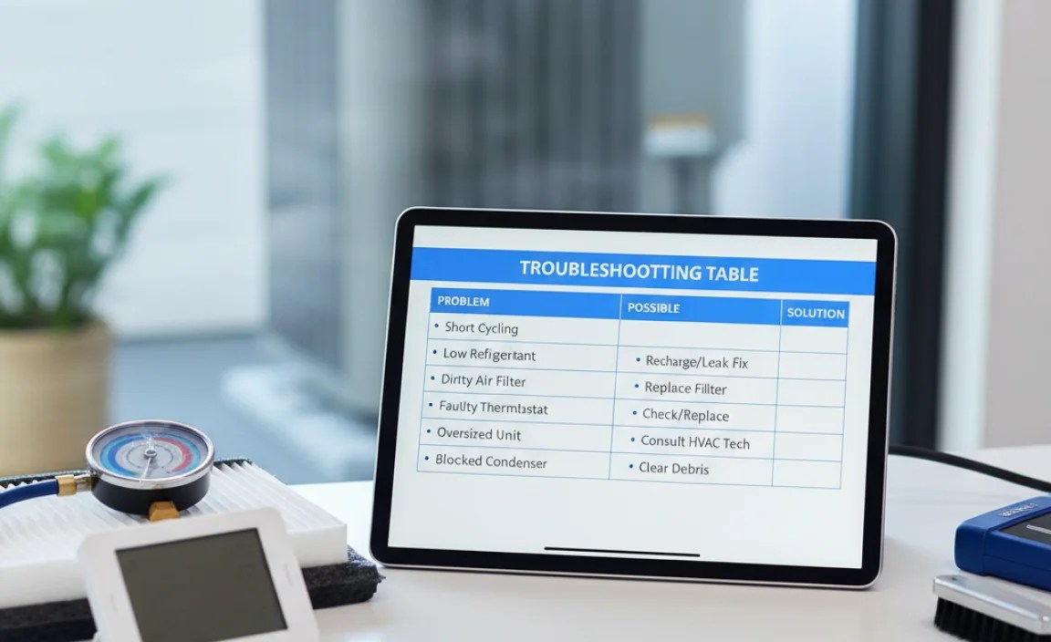 Troubleshooting Table