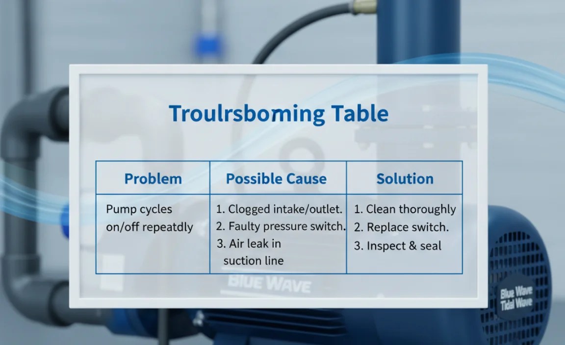 Troubleshooting Table