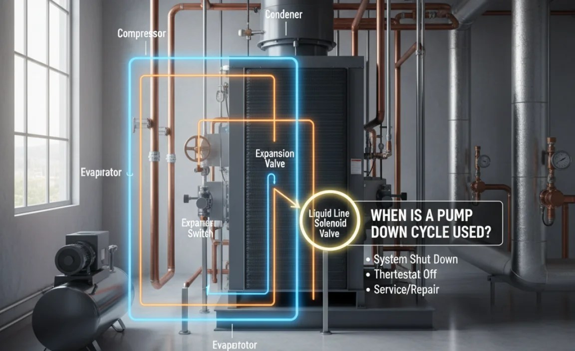 When is a Pump Down Cycle Used?