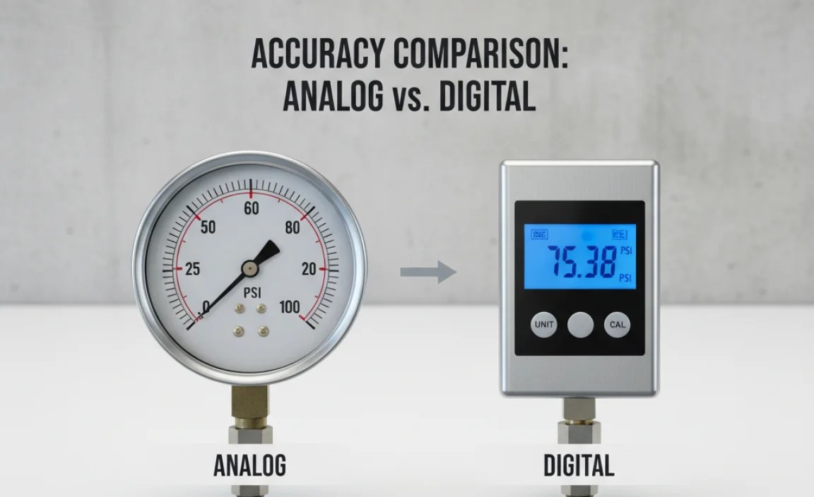 Accuracy Comparison: Analog vs. Digital