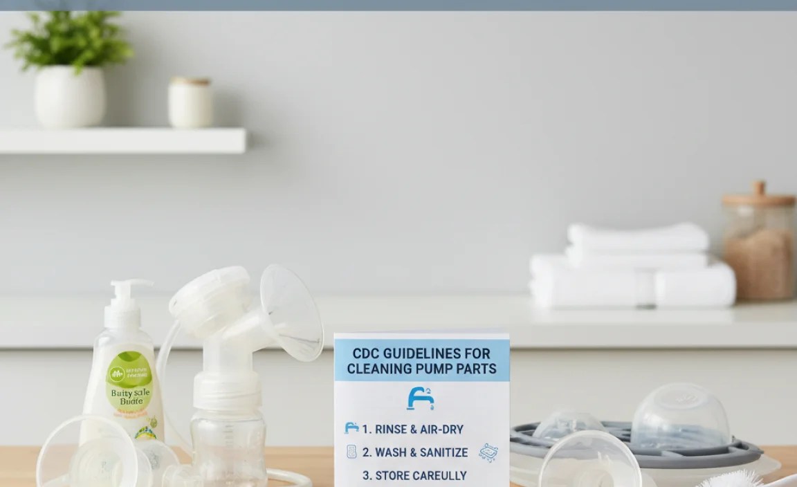 CDC Guidelines for Cleaning Pump Parts