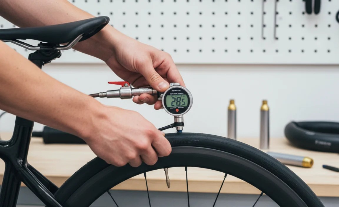 Checking Tire Pressure: Avoiding Over-Inflation
