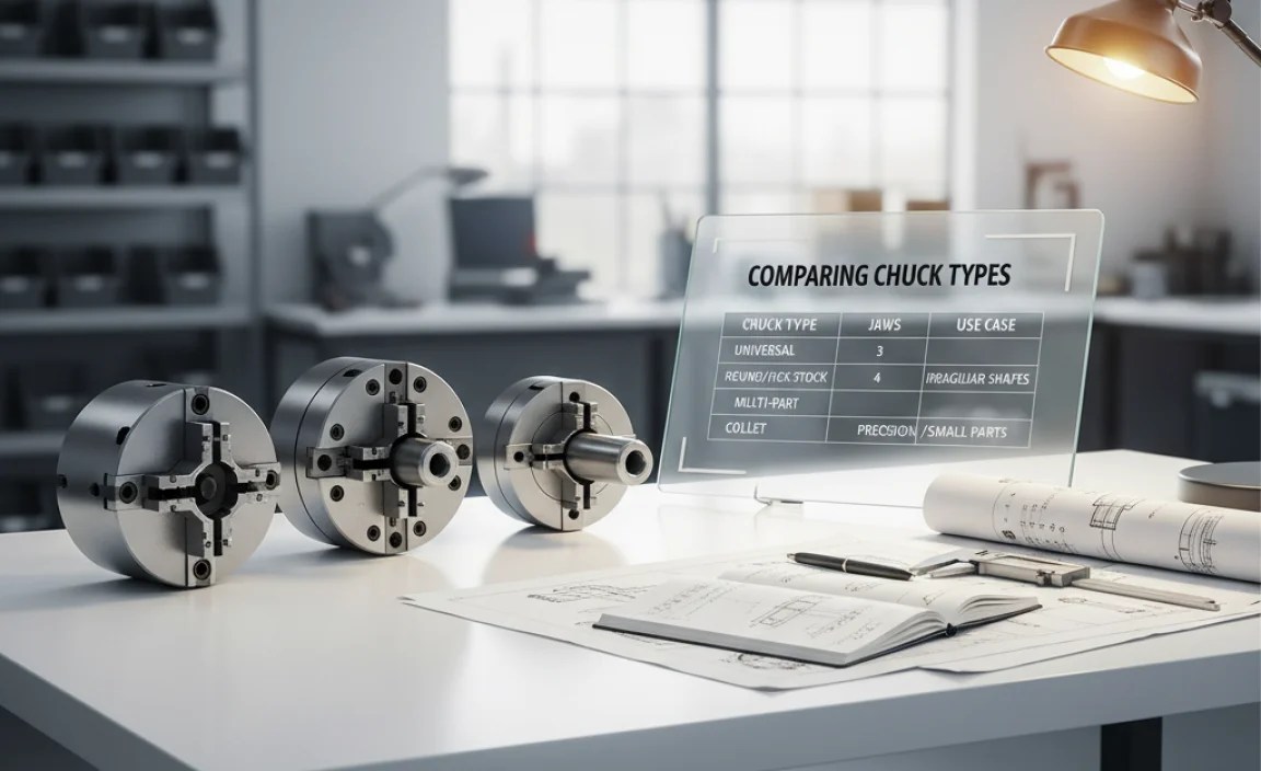 Comparing Chuck Types: A Table
