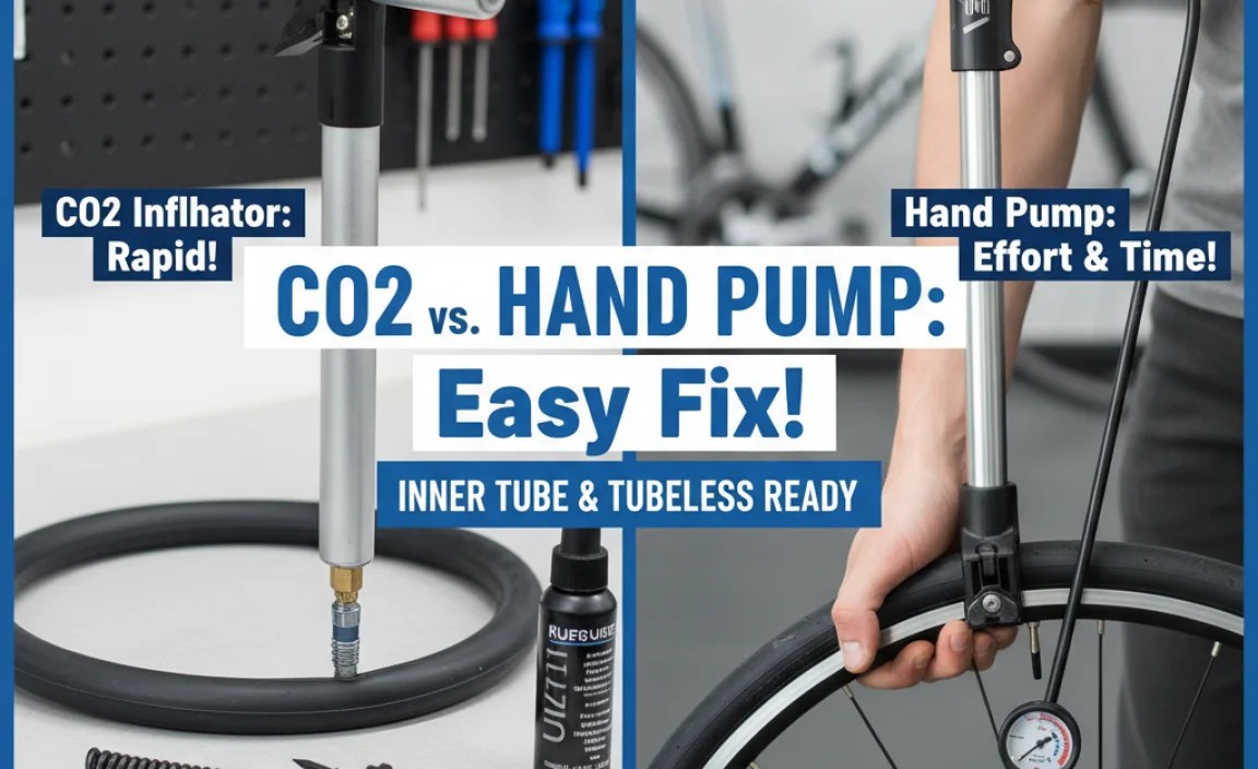 Comparing CO2 Inflators to Hand Pumps
