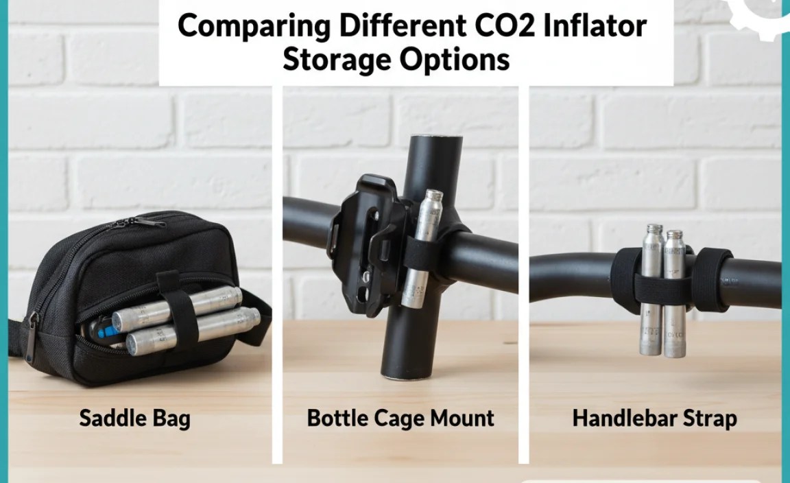 Comparing Different CO2 Inflator Storage Options