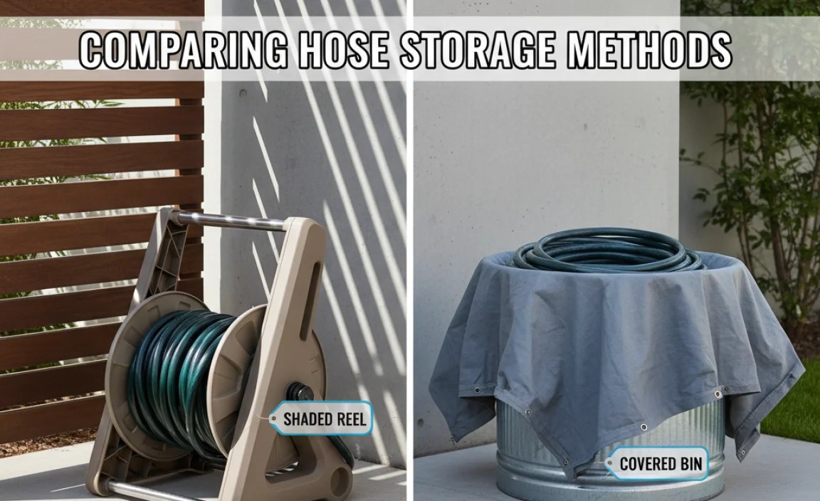 Comparing Hose Storage Methods