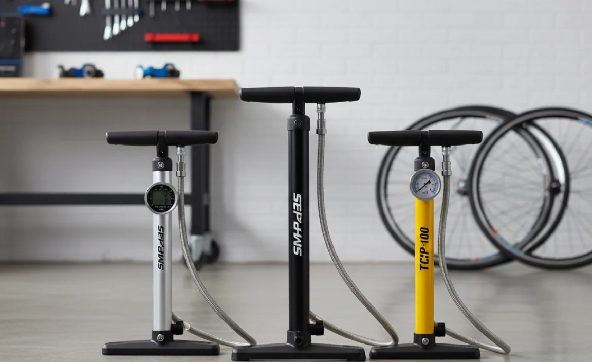 Comparing Serfas Bicycle Floor Pump Models
